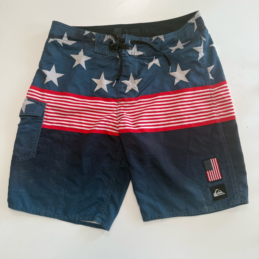 Patriotic Flag Swim Shorts